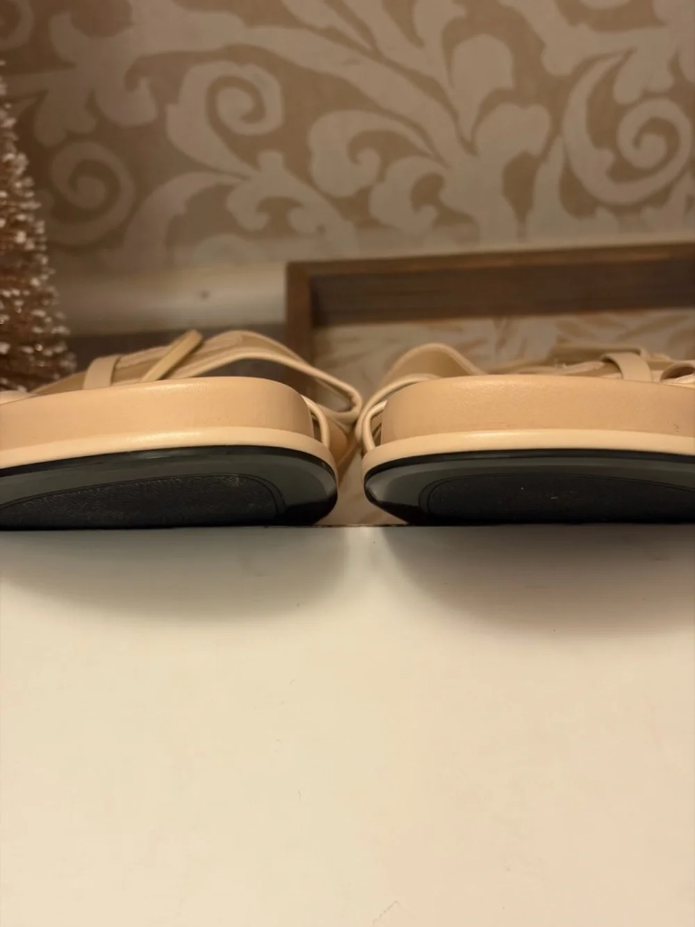 Zara Cream Buckle Sport Sandals - Picture 12 of 14